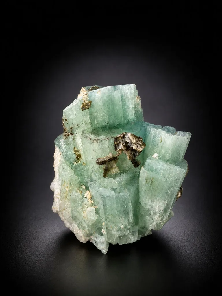 Aquamarine from Shigar Valley, Shigar District, Gilgit-Baltistan, Pakistan image