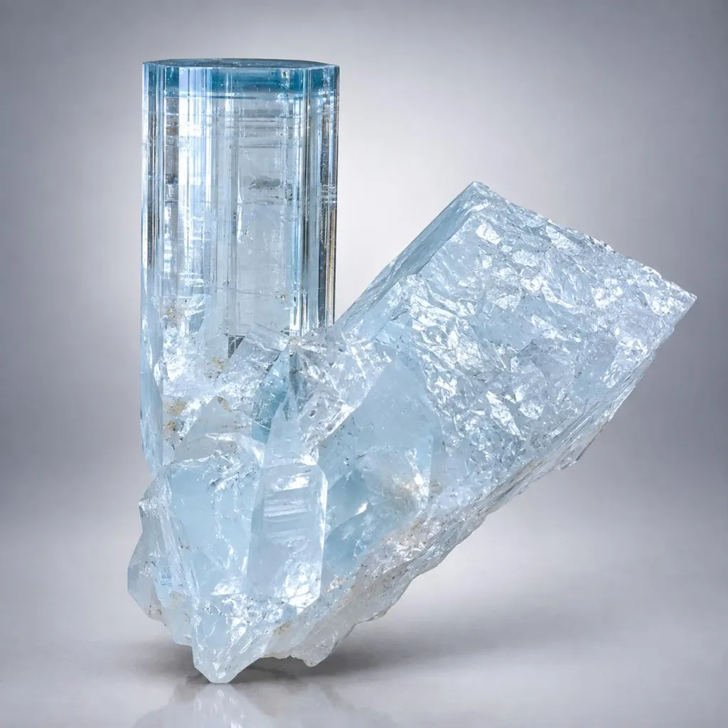Aquamarine from Shigar Valley, Shigar District, Gilgit-Baltistan, Pakistan - image 8
