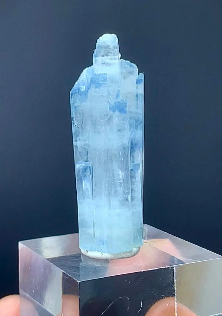 Aquamarine from Shigar Valley, Skardu District, Gilgit-Baltistan, Pakistan image