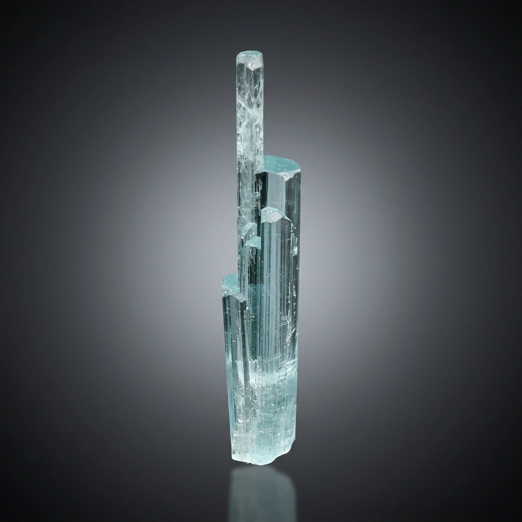 Aquamarine from Shigar Valley, Skardu District, Gilgit-Baltistan, Pakistan image
