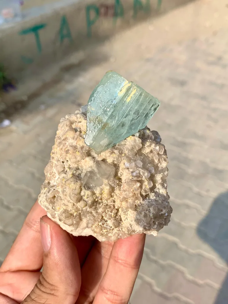 Aquamarine from Shigar Valley, Skardu District, Gilgit-Baltistan, Pakistan - image 5