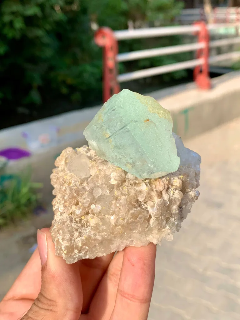 Aquamarine from Shigar Valley, Skardu District, Gilgit-Baltistan, Pakistan - image 9