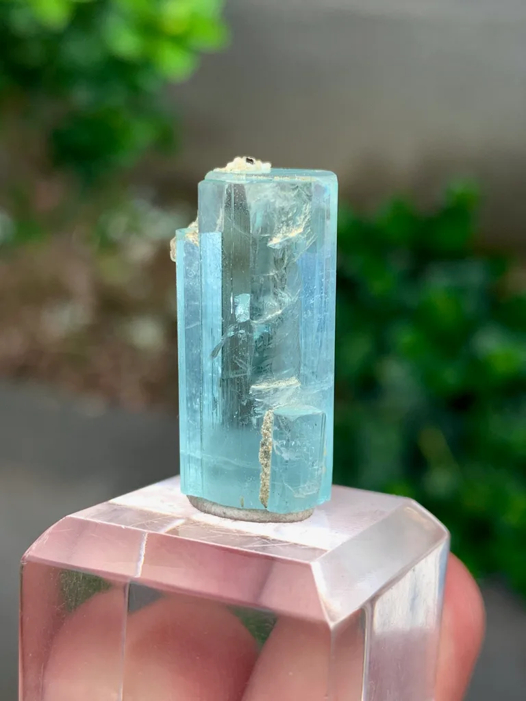 Aquamarine from Shigar Valley, Skardu District, Gilgit-Baltistan, Pakistan - image 8