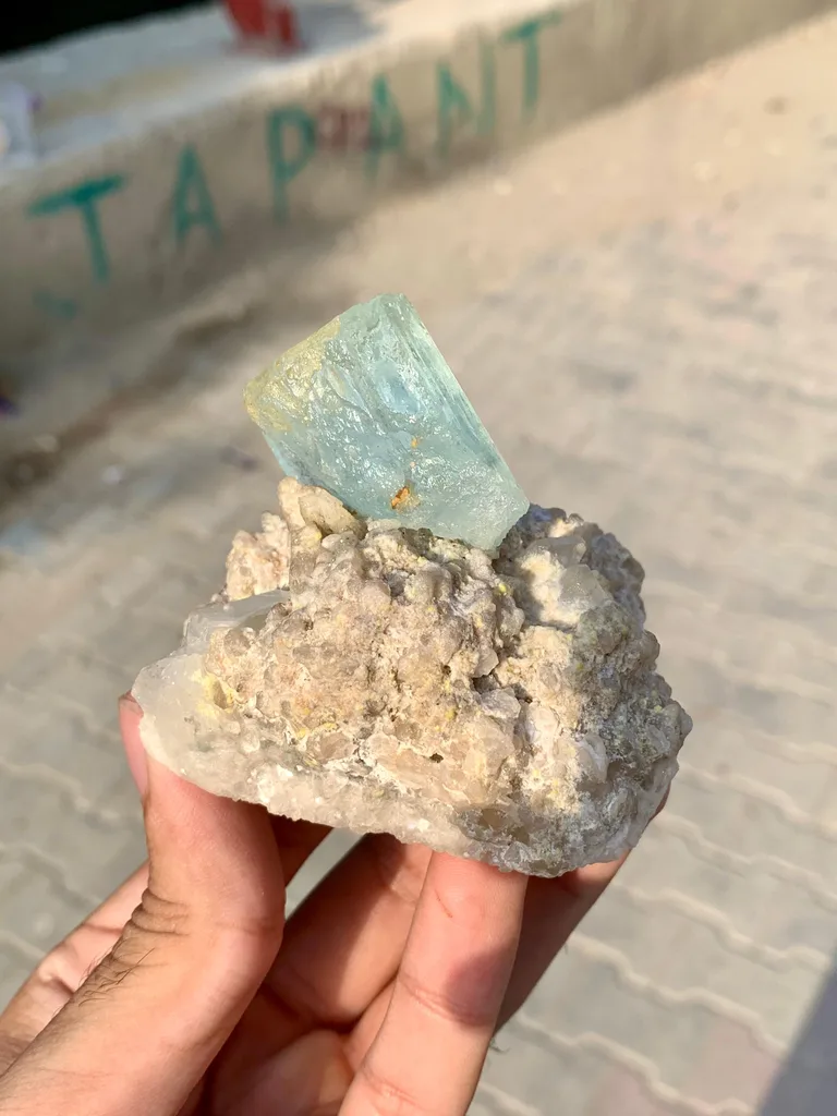 Aquamarine from Shigar Valley, Skardu District, Gilgit-Baltistan, Pakistan - image 8
