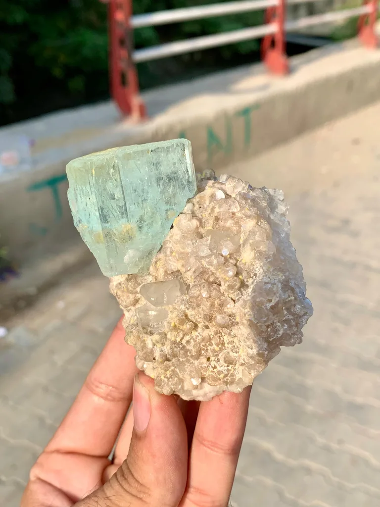 Aquamarine from Shigar Valley, Skardu District, Gilgit-Baltistan, Pakistan - image 3