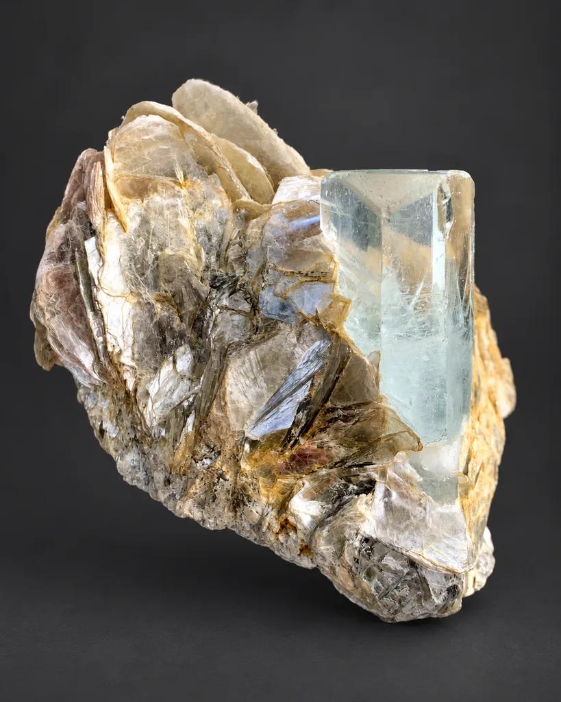 Aquamarine from Skardu District, Gilgit-Baltistan, Pakistan image