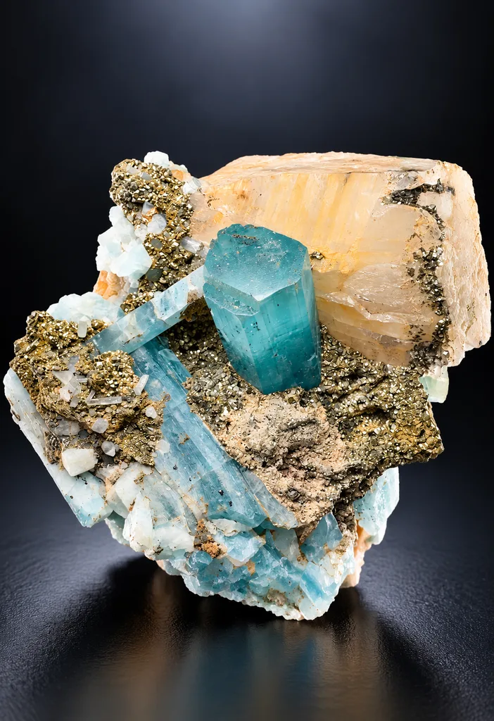 Aquamarine from Tormiq Valley, Haramosh Mts., Roundu District, Gilgit-Baltistan, Pakistan - image 2
