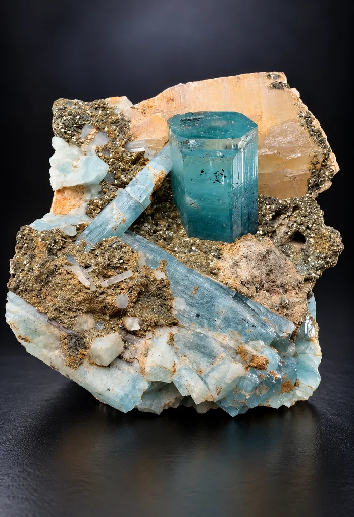 Aquamarine from Tormiq Valley, Haramosh Mts., Roundu District, Gilgit-Baltistan, Pakistan - image 4
