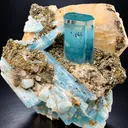 Aquamarine from Tormiq Valley, Haramosh Mts., Roundu District, Gilgit-Baltistan, Pakistan - image 3