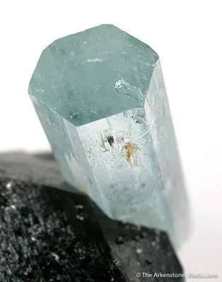 Aquamarine in Schorl - image 3