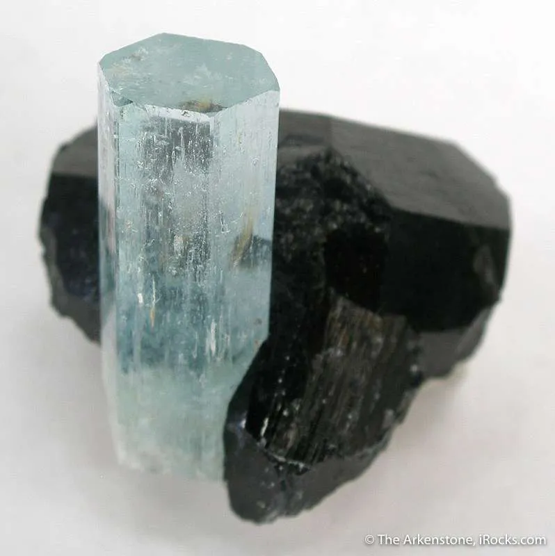 Aquamarine in Schorl image