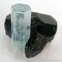 Aquamarine in Schorl - image 1