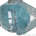 Aquamarine included in Beryl var. Aquamarine - image 4