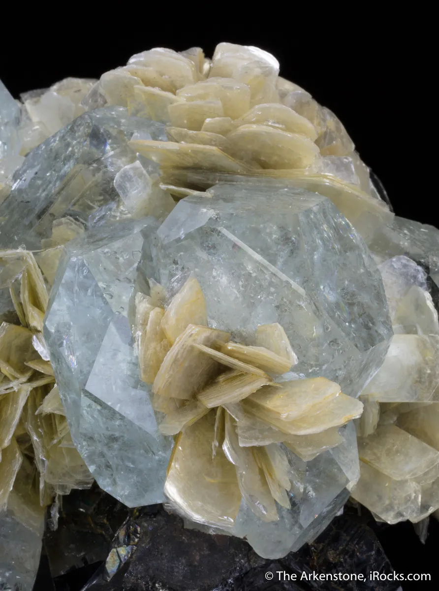 Aquamarine, Muscovite, Cassiterite - image 2