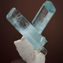Aquamarine on Albite - image 3