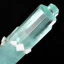 Aquamarine on Albite - image 3