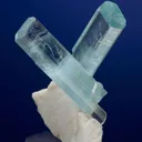 Aquamarine on Albite - image 2