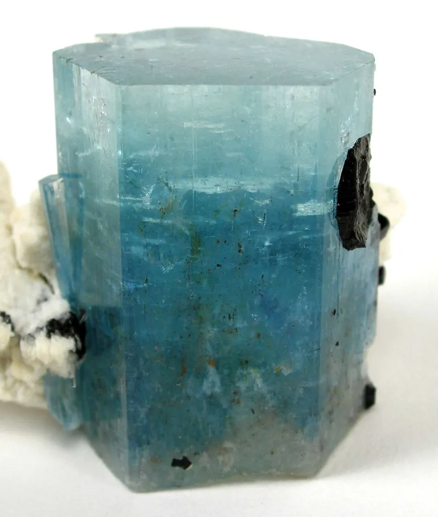 Aquamarine on Feldspar - image 3