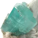 Aquamarine on Feldspar - image 3