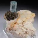 Aquamarine on Feldspar - image 4