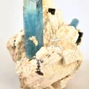 Aquamarine on Feldspar - image 1
