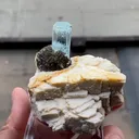 Aquamarine on Feldspar - image 5