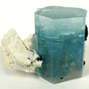 Aquamarine on Feldspar - image 2