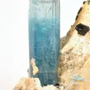 Aquamarine on Feldspar - image 3