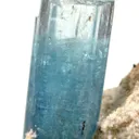Aquamarine on Feldspar - image 4