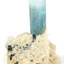 Aquamarine on Feldspar - image 2