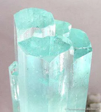 Aquamarine on Feldspar - image 3