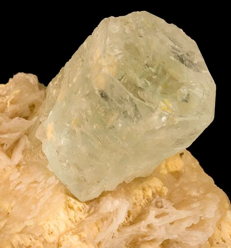 Aquamarine on Feldspar - image 4