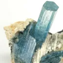 Aquamarine on Feldspar - image 4