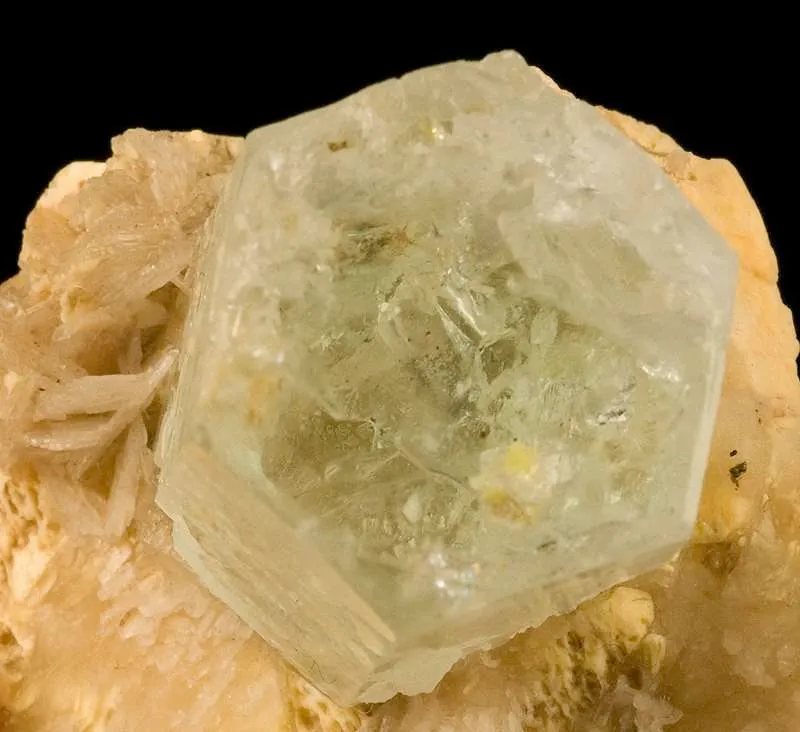 Aquamarine on Feldspar - image 6