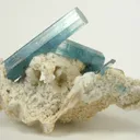 Aquamarine on Feldspar - image 4