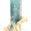 Aquamarine on Feldspar - image 1