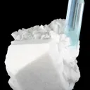 Aquamarine on Feldspar With Albite - image 3