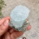 Aquamarine on Mica from Pakistan - image 5