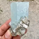 Aquamarine on Mica from Pakistan - image 4