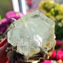 Aquamarine on Moscovite from Pingwu beryl mine, China. Gorgeous specimen of aquamarine light blue gems, associated with the Muscovite - image 6