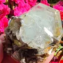 Aquamarine on Moscovite from Pingwu beryl mine, China. Gorgeous specimen of aquamarine light blue gems, associated with the Muscovite - image 4