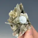 Aquamarine on Muscovite - image 3
