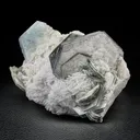 Aquamarine on Muscovite - image 2