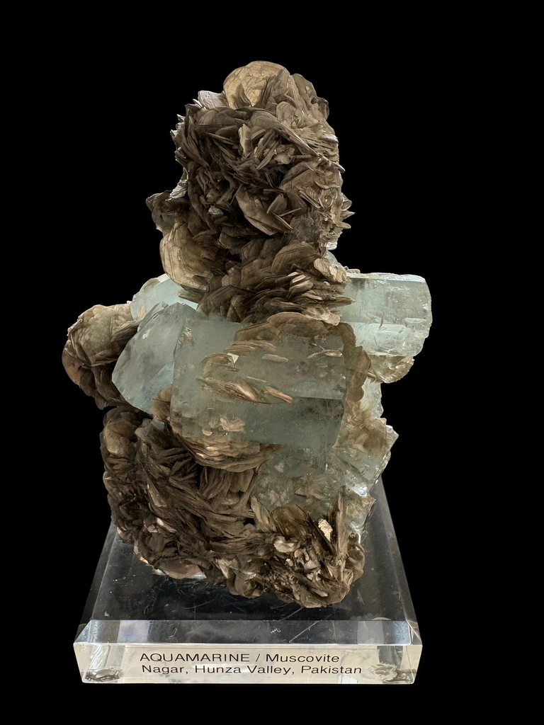 Aquamarine on Muscovite (complete 360) - image 10
