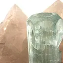 Aquamarine on Quartz - image 2