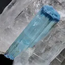 Aquamarine on Quartz - image 2