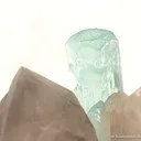 Aquamarine on Quartz - image 5