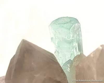 Aquamarine on Quartz - image 5