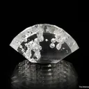 Aquamarine (rough and cut set) - image 2