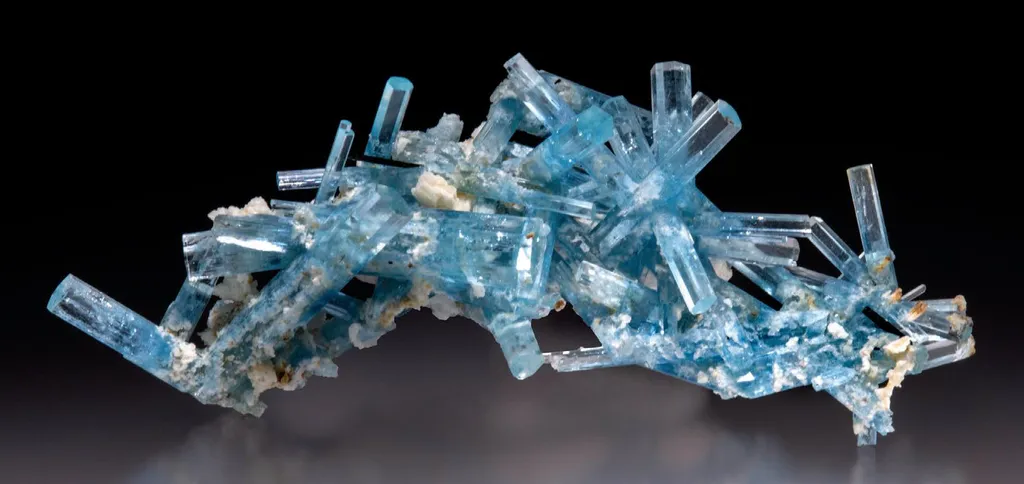 Aquamarine, Schorl image